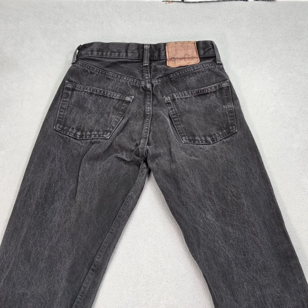 VTG‎ Levis 501 Jeans Mens Gray Made In USA Button Fly Straight 90s Fits 24x32